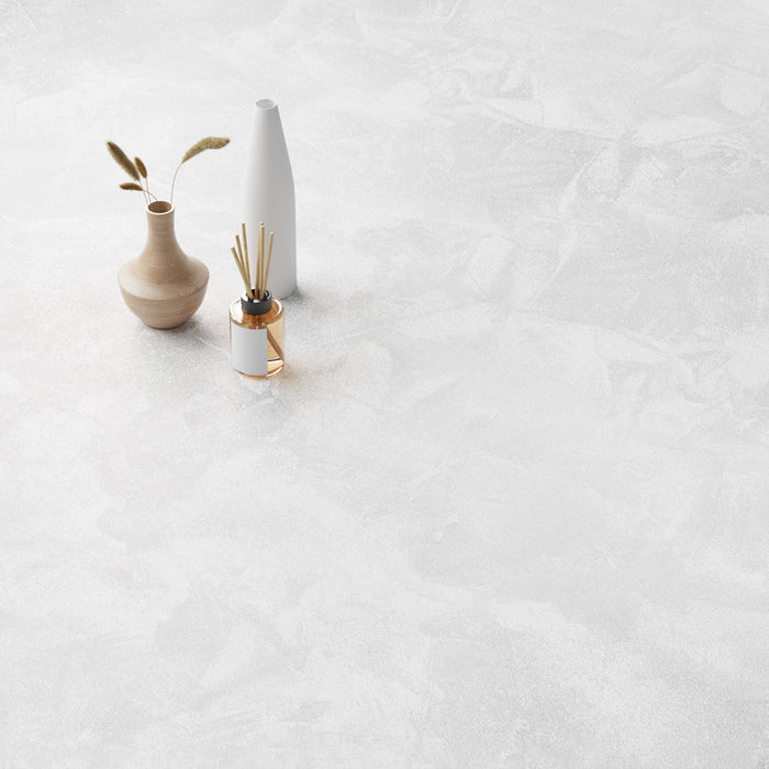 FIRST Bar Table, Concrete Effect, White