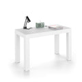 First desk with drawer, Ashwood White