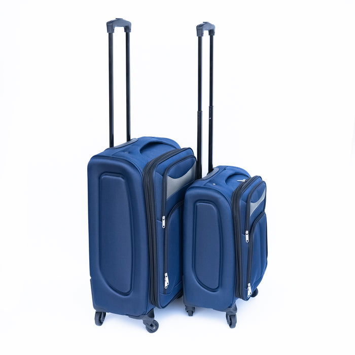 FLIGHT CREW ELITE BLUE 20" 24"  Two-piece Suitcase Set Universal Wheel