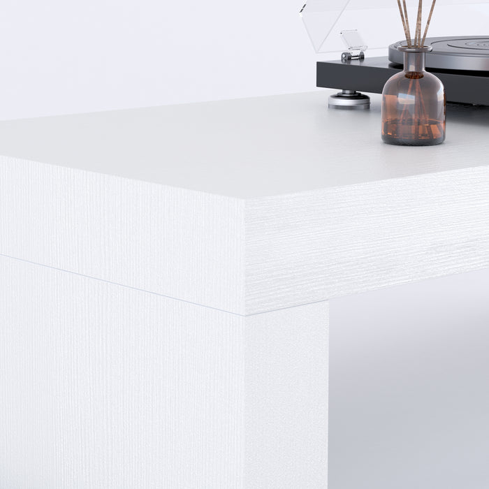 Floating Console Table Evolution 35.43 x 15.74 in, Ashwood White
