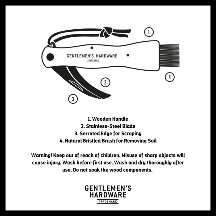 Foraging Knife with Stainless Steel Blade