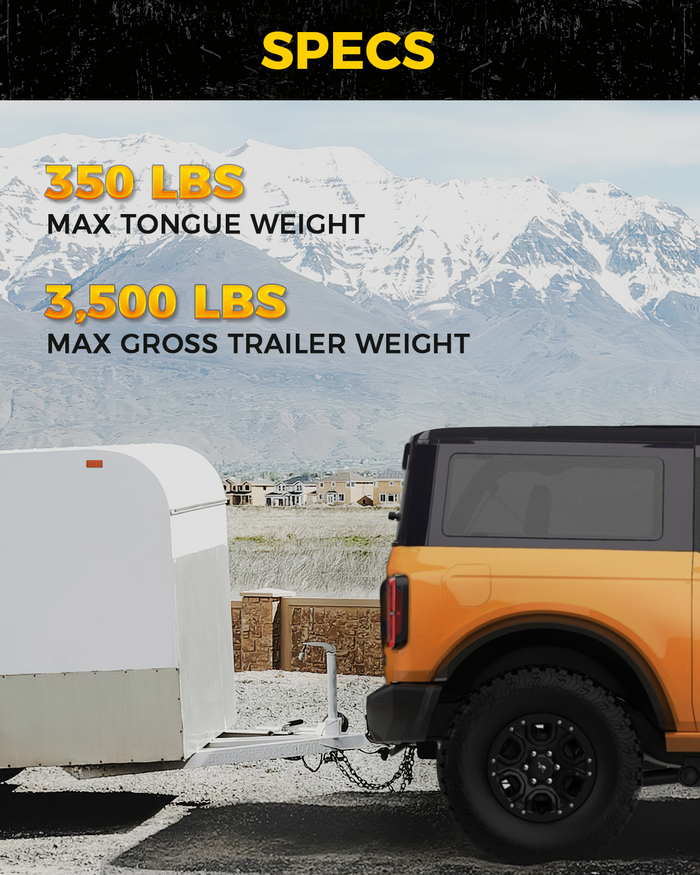 Ford Bronco Bumper Tow Hitch Receiver 2 Inch Tow Hitch Kit 2021-2026 | Xprite