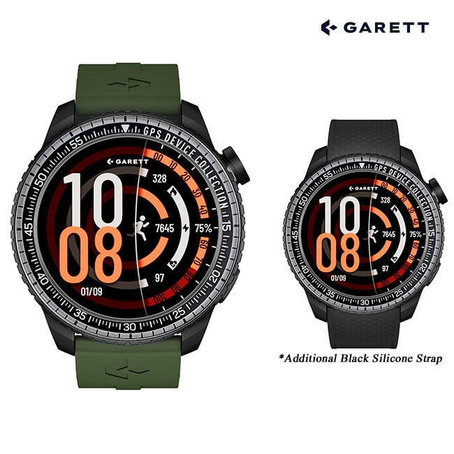 Garett Compass GPS Smartwatch | COMPASS GPS BLACK STEEL
