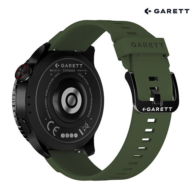 Garett Compass GPS Smartwatch | COMPASS GPS BLACK STEEL