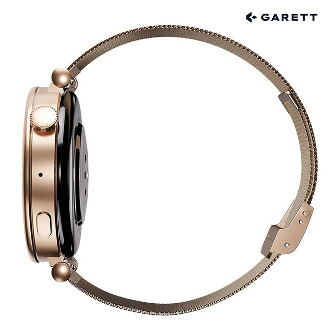 Garett Rose Gold Ladies' Smartwatch | ROSE GOLD MESH