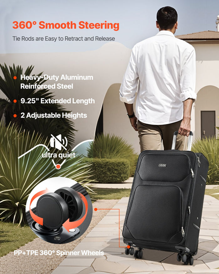 GETAWAY V SERIES Soft Sided 28"-Checked Suitcase