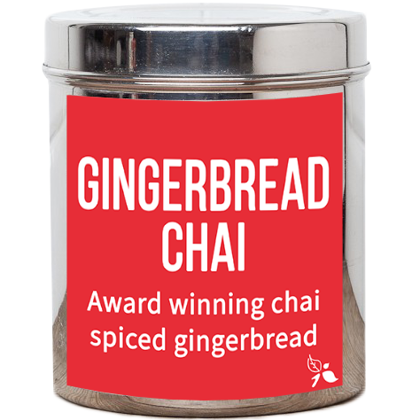 gingerbread chai custom tea tin