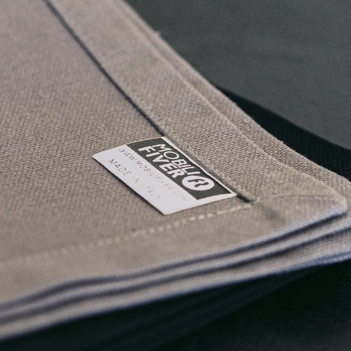 Gioele Cotton placemats 13.77 x 19.68 in, Pack of 2, Dark grey