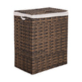 Handwoven Lidded Laundry Hamper