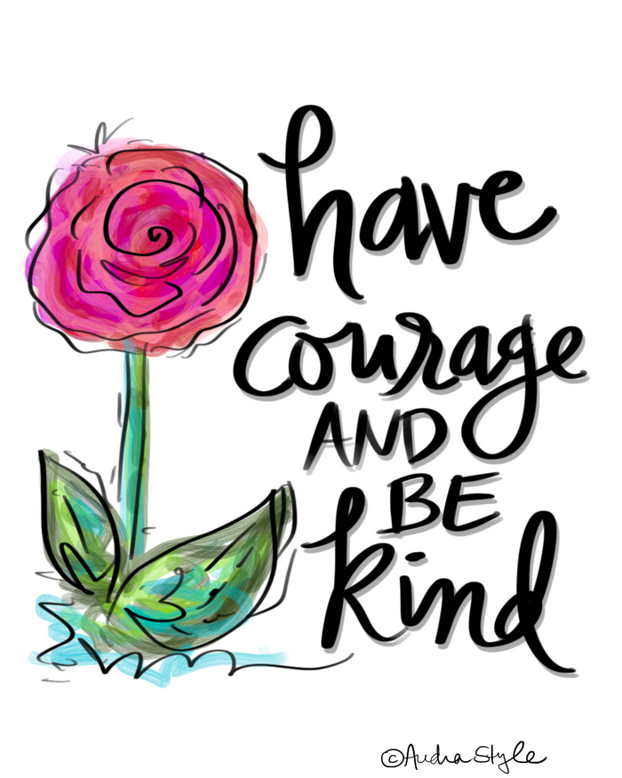 Have Courage Canvas