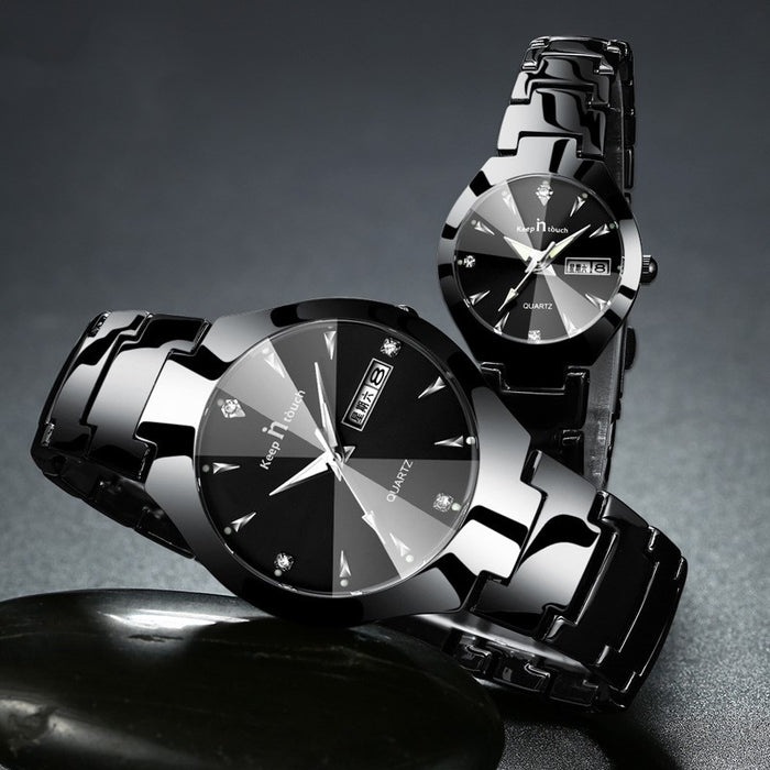 HIS + HERS Luminous Quartz Watch