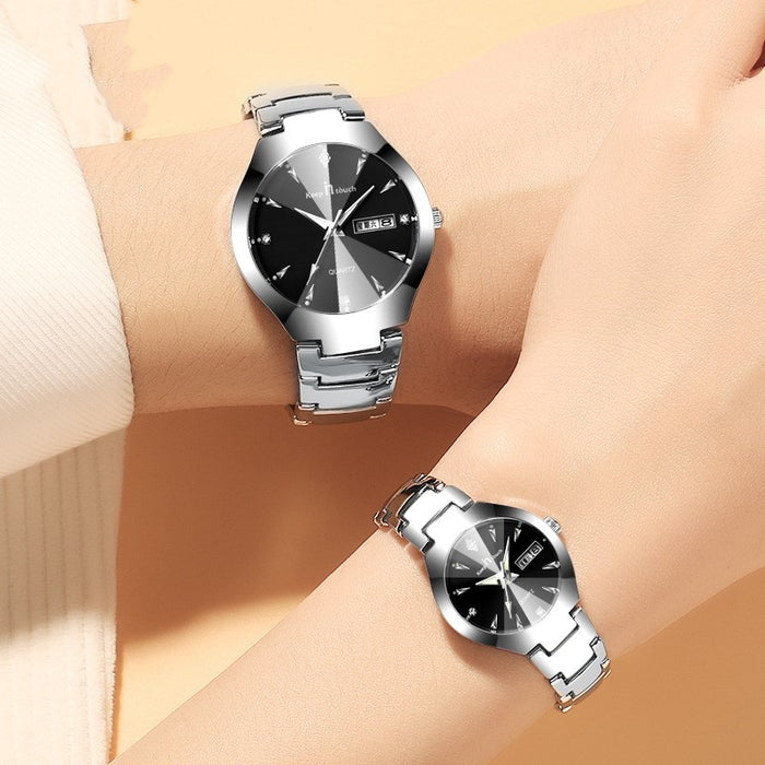 HIS + HERS Luminous Quartz Watch