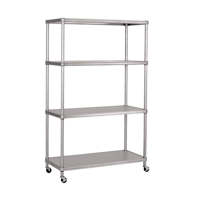 Platinum 4 tier shelf in front of white background