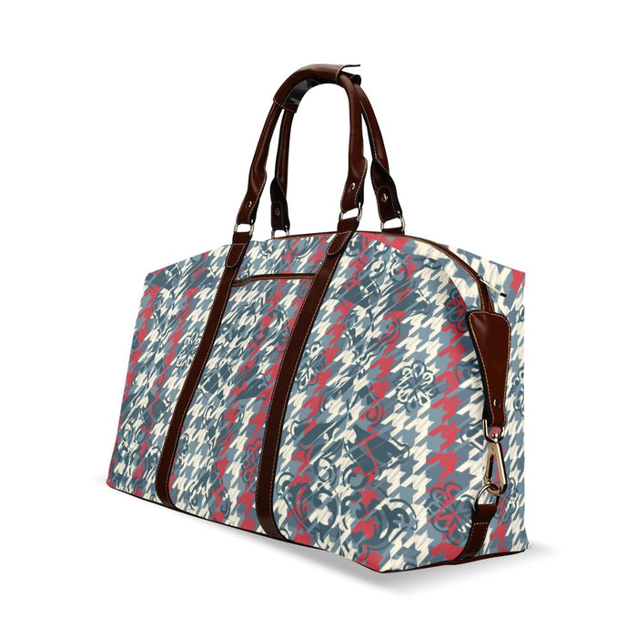 Houndstooth Design Flight Bag