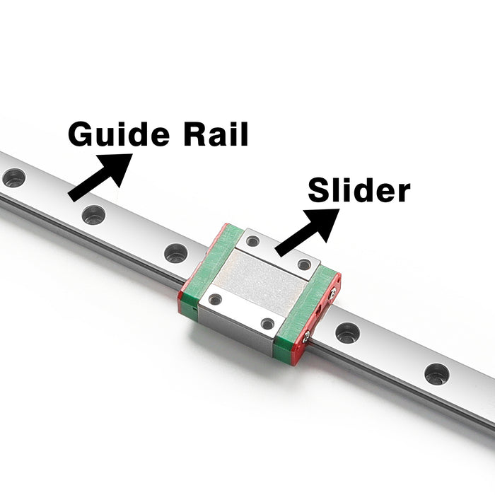 IdeaFormer 1 Pcs Y-axis Stainless Steel Linear Guide Rail with Slider Block for IR3 V2 3D Belt Printer