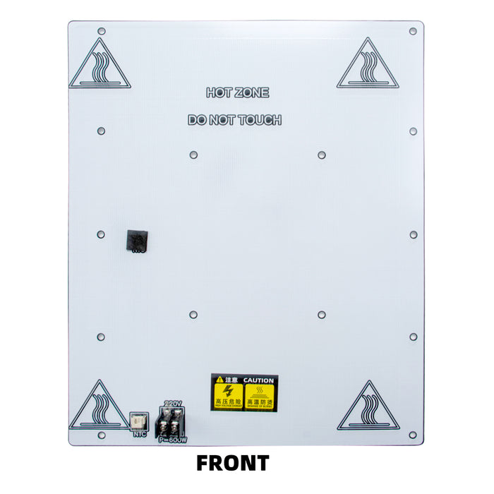 IdeaFormer Aluminum Heated Bed 110V/220V for IR3 V2 3D Belt Printer