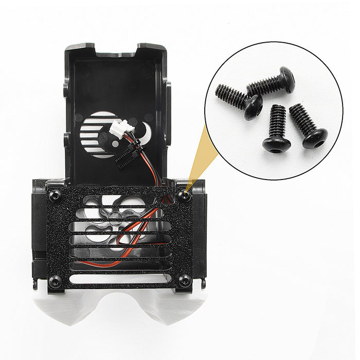 IdeaFormer IR3 V2 3D Printer Print Head Cover, Paired With Side Cooling Fans and Rear Baffle (Including ４Pcs Screws)