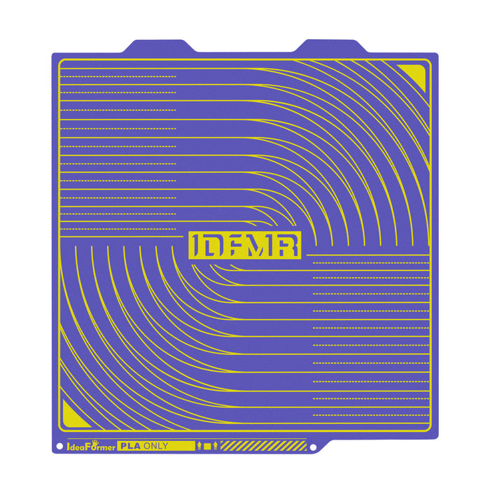 IdeaFormer Purple Textured PEI Low-Temperature Build Plate, 184×184mm for Bambu Lab A1 Mini