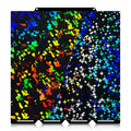 IdeaFormer Rainbow Confetti PEF+Galaxy PEY Spring Steel Build Plate, 276×293mm for Snapmaker U1 3D Printer