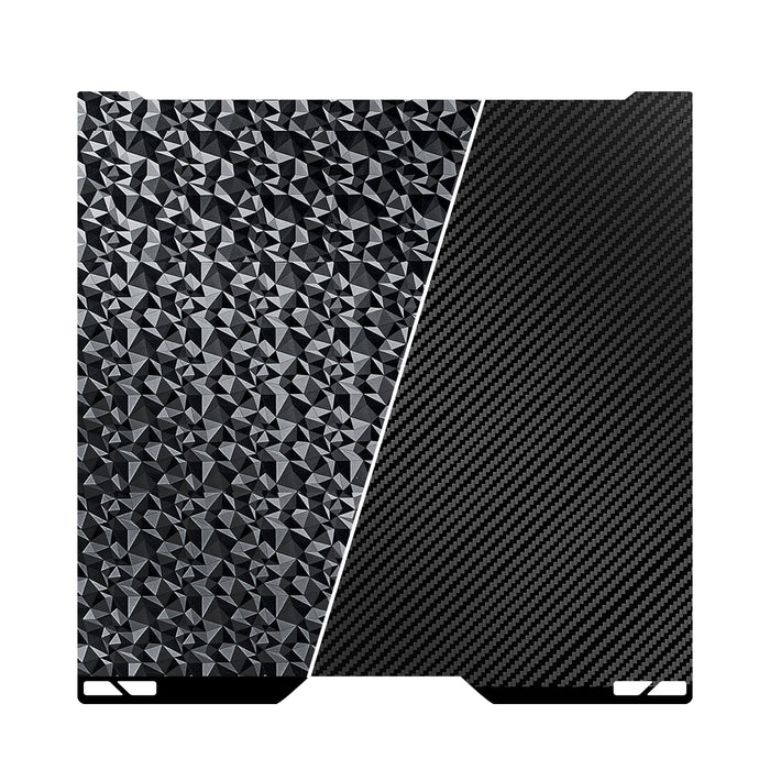 IdeaFormer Smooth Diamond PEO + Carbon Fiber PET Spring Steel Build Plate, 335×346mm For Bambu Lab H2C 3D Printer