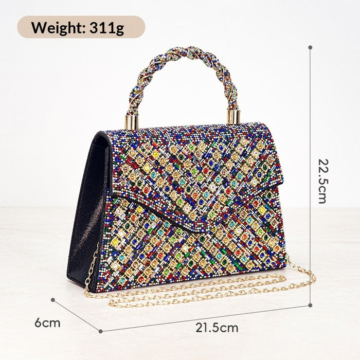 Inlaid Diamonds Banquet Bag