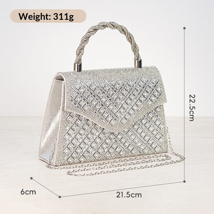 Inlaid Diamonds Banquet Bag