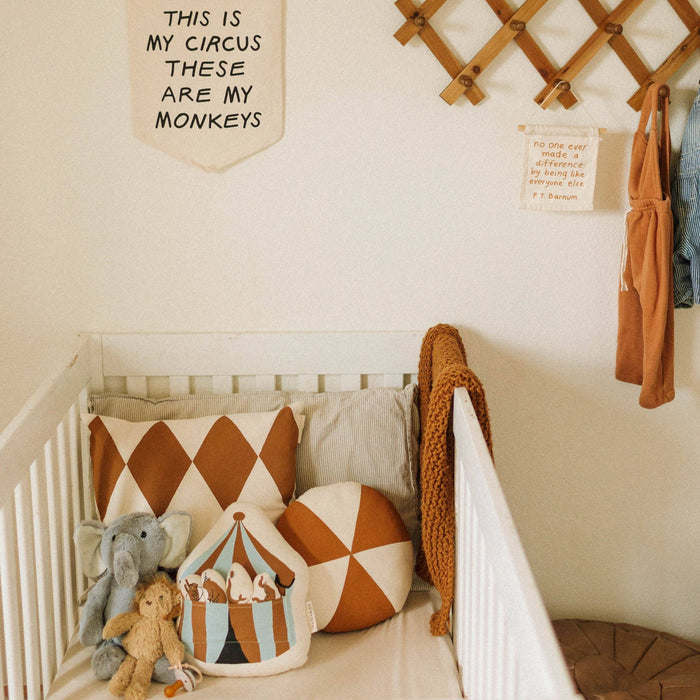 Interactive circus pillow