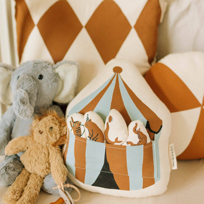 Interactive circus pillow