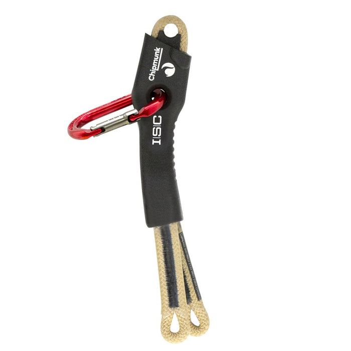 ISC Chipmunk FLEX Tether accessory for arborists using compatible climbing systems, including the REFLEX Mechanical Hitch. Available from Cannings