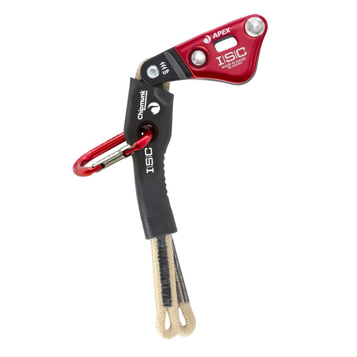 ISC Chipmunk FLEX Tether accessory for arborists using compatible climbing systems, including the REFLEX Mechanical Hitch. Available from Cannings 2