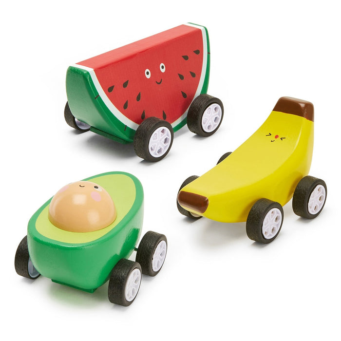 Kidoki Fruit and Veg Pull Back Cars