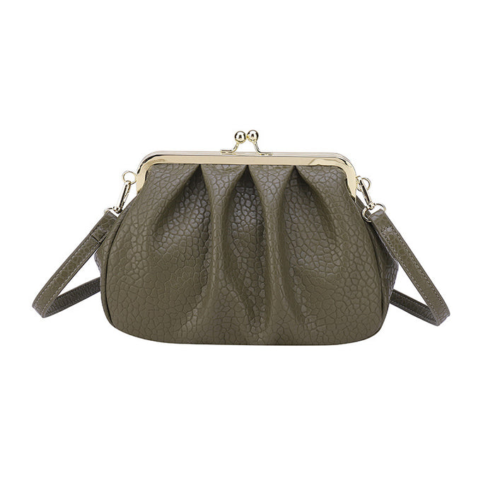 Kiss Lock Crossbody Shoulder Bags Trendy Purse