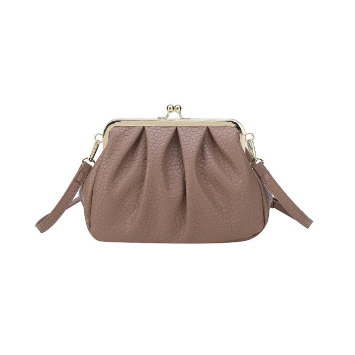 Kiss Lock Crossbody Shoulder Bags Trendy Purse