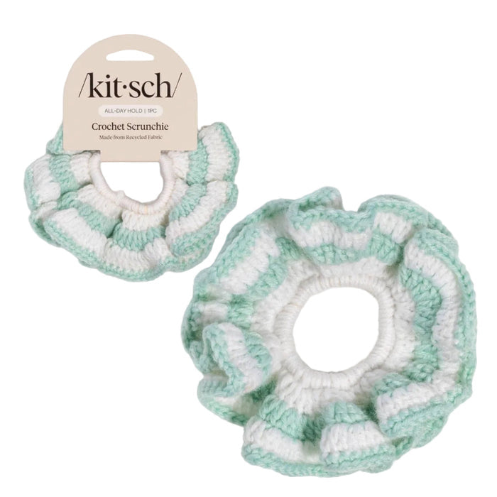 KITSCH | Crochet Scrunchie - Seafoam Blue