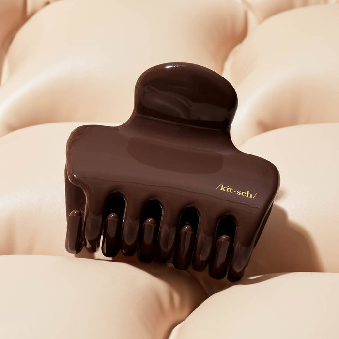KITSCH | Recycled Plastic Puffy Cloud Clip 1pc - Chocolate