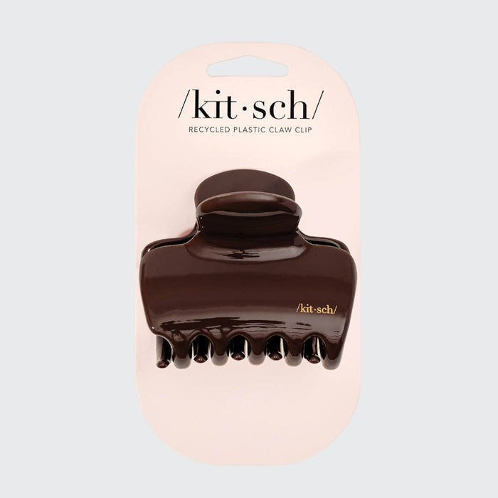 KITSCH | Recycled Plastic Puffy Cloud Clip 1pc - Chocolate