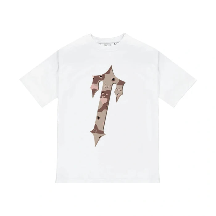 Koszulka Trapstar Irongate T Tee Desert Camo Edition - White TRAPSTAR Koszulki