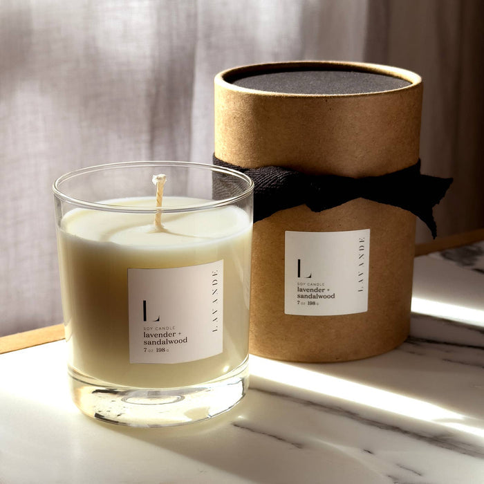 LAVANDE | Lavender/Sandalwood Soy Candle