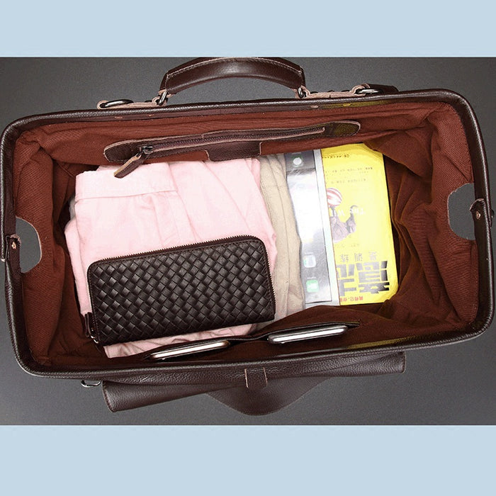 Leather Business Travel Bag
