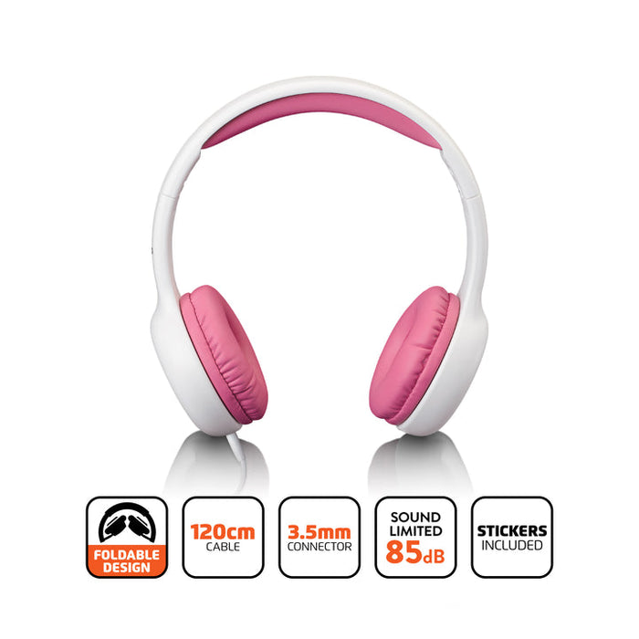 Lenco Headphone for Kids Pink | HP-010PK