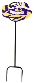 LSU Tiger Eye Wrought Iron Yard Decor