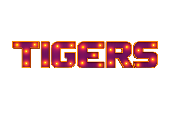 LSU Tigers Lighted Metal Wall Sign — Handcrafted, Officially Licensed Decor