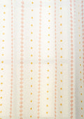 Mallige geometric 100% cotton sheer Fabric for living room - Light filtering - Rust and Mustard