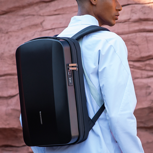 MARK RYDEN Laptop Backpack, Hard Shell Anti-Theft Backpack with TSA Approved Lock
