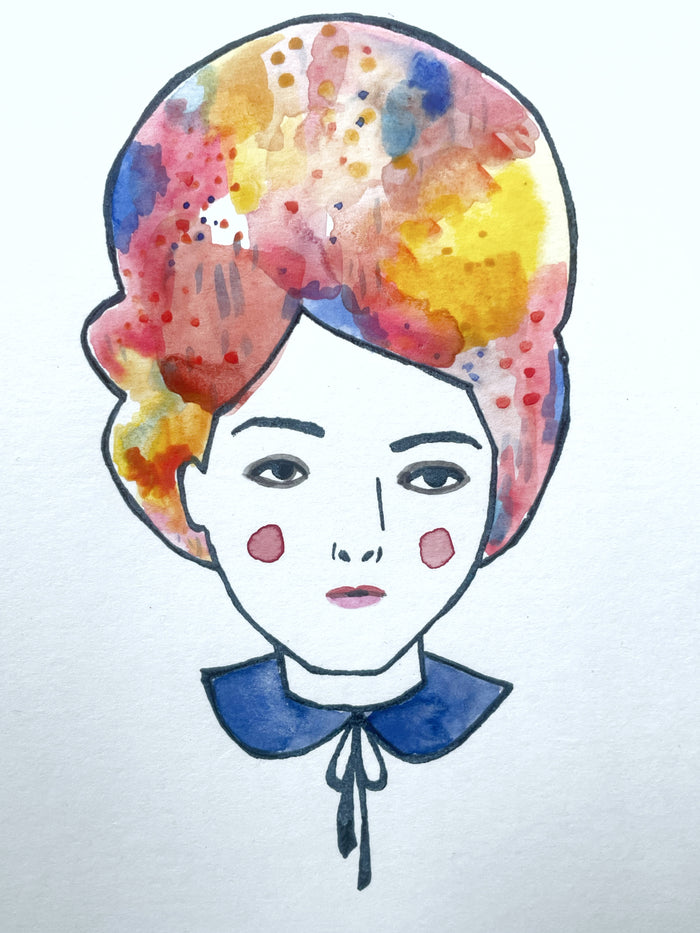 Maude - mixed media