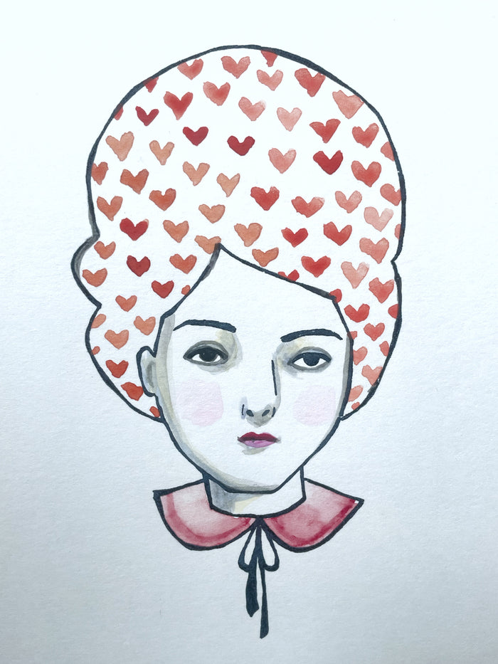 Maude - mixed media