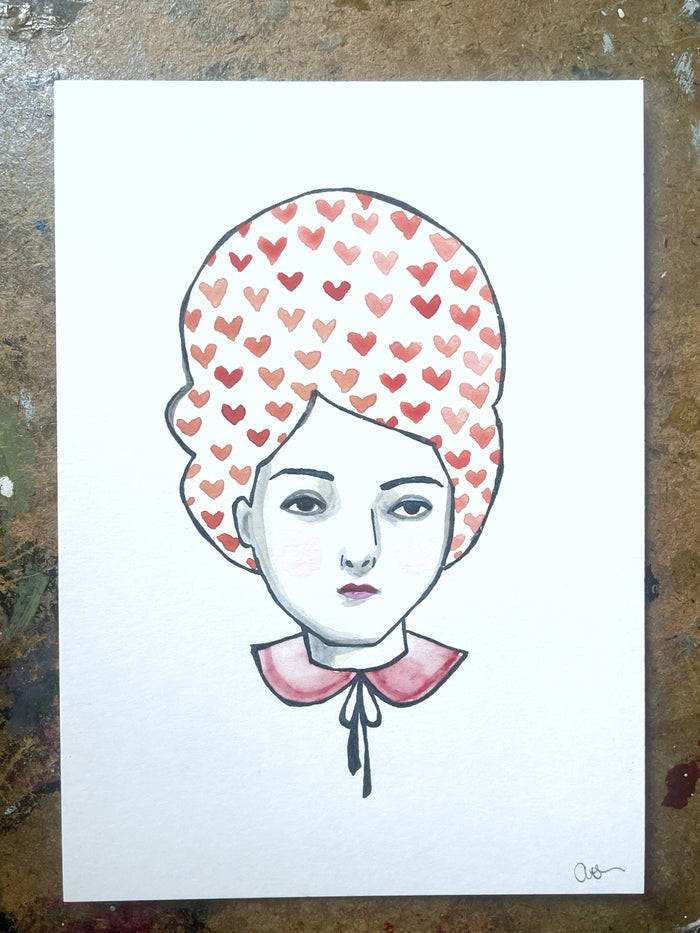 Maude - mixed media