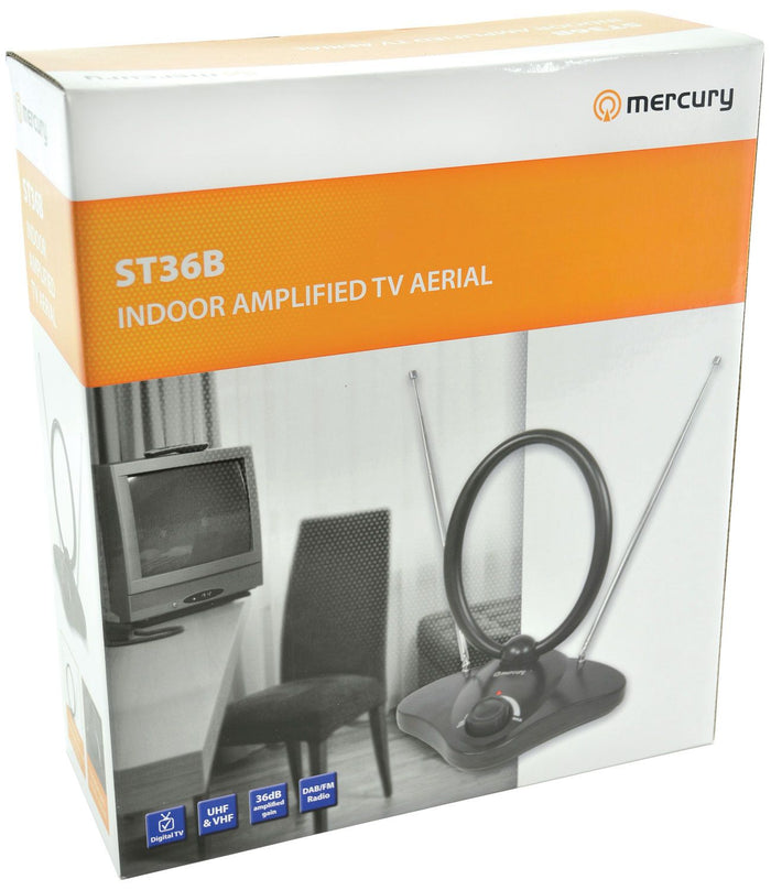 Mercury St36b Indoor Amplified Tv Aerial