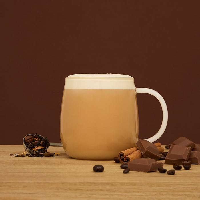 mocha chai flavour focus hot drink