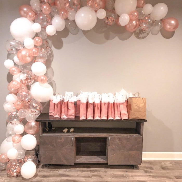Mocsicka Balloon Arch 102Pcs Rose Gold Party Decoration Balloon Set